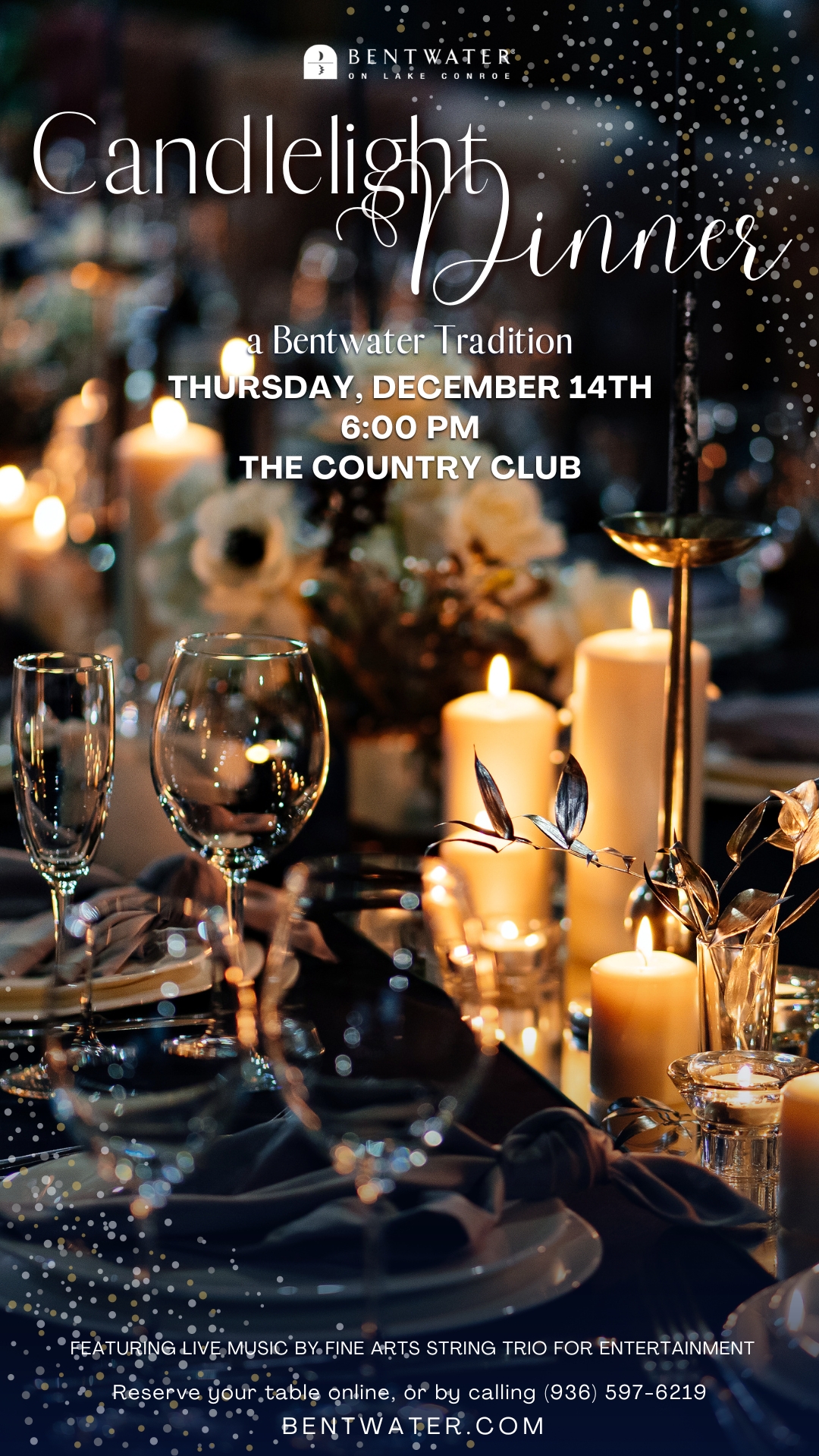 Bentwater Yacht & Country Club Calendar Event Candlelight Dinner