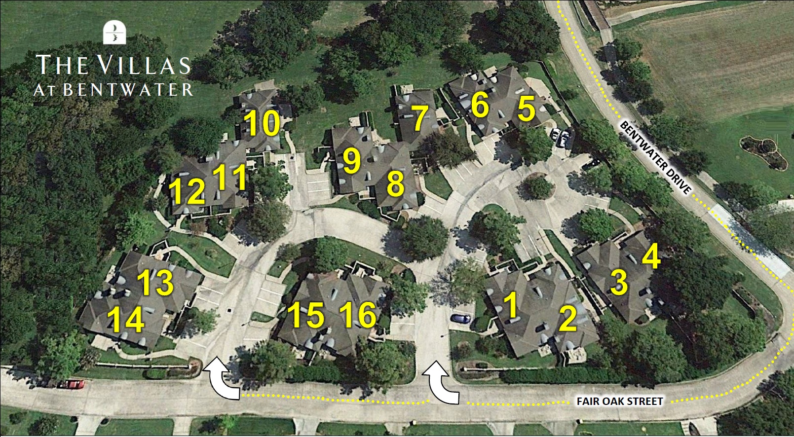 bentwater yacht club map