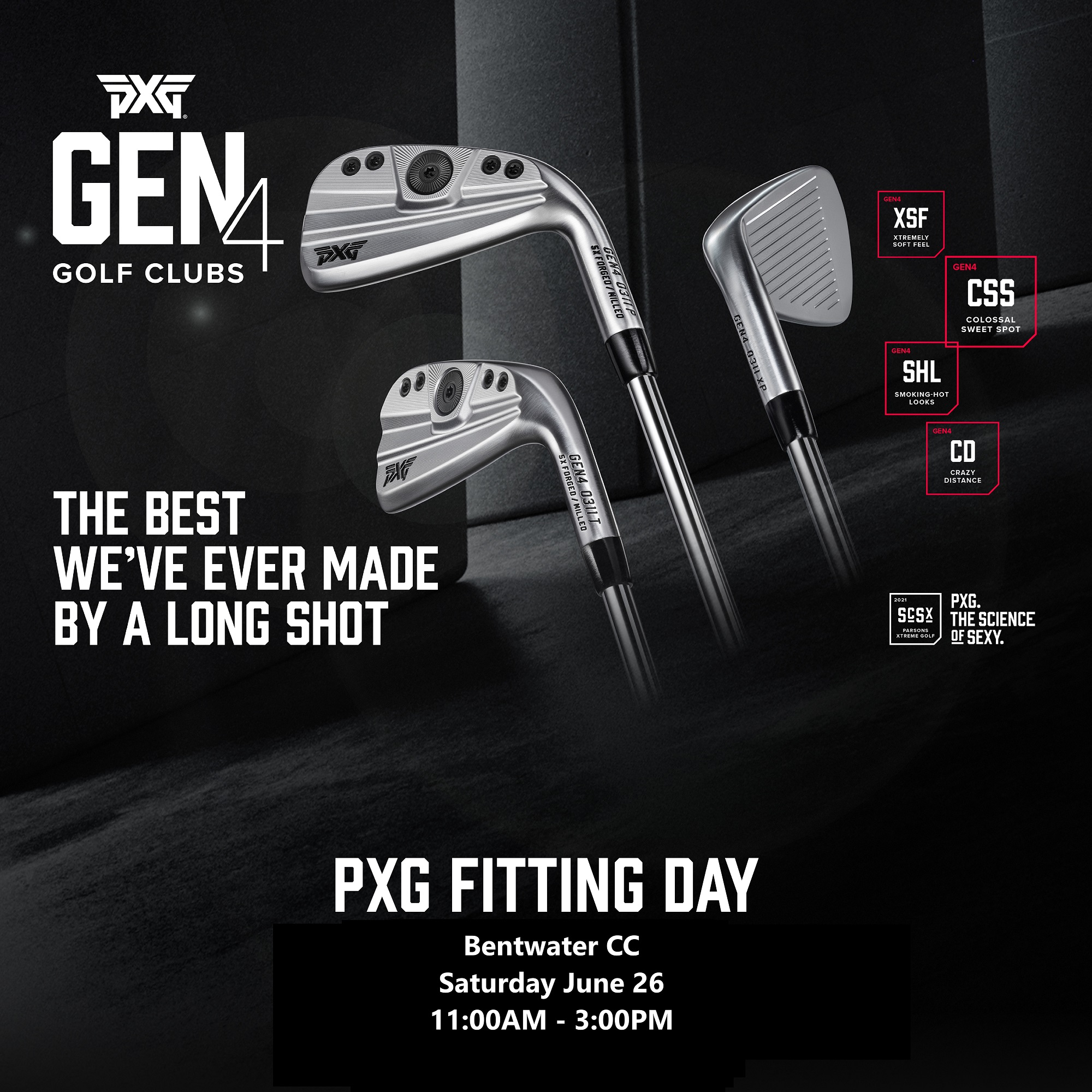 Bentwater Yacht & Country Club - Calendar Event - PXG DEMO DAY & CUSTOM  FITTING